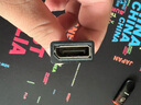 尘土 Mini DP转DP1.4公对母 适用丽台电脑显卡 8K笔记本雷电2接口 音视频转接头连接竞高清主机显示器 MiniDP公转DP母【8K@60Hz】 实拍图