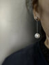 黛若S925纯银螺丝耳环男潮单只双面耳钉饰耳骨环高级痞帅养耳洞情侣女 实拍图