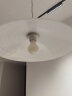EGLO餐厅吊灯现代简约北欧创意艺术手工绕丝玻璃 单头波纹灯罩【直径42cm】 实拍图