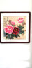 暮春舍（MUCHUNSHE） 手绘牡丹画国画新中式客厅字画装饰画餐厅玄关过道中堂壁画斗方 花开富贵B（仿古款） 53*53CM【典雅实木镜框】 实拍图