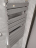 京鼎铜铝复合小背篓暖气片家用卫生间水暖集中供暖散热器壁挂式置物架 哑光白-高800*400中心距 晒单实拍图