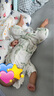 贝肽斯婴儿衣服夏季薄款连体衣宝宝后背网孔透气七分袖空调服睡衣 实拍图