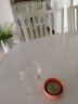 新家园可爱玻璃杯女生时尚创意便携茶杯耐热水瓶防漏迷你小水杯子曲面杯 单层暖橙 实拍图