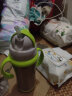小土豆（potato）哺感自然宝宝保温奶瓶两用带吸管手柄宽口奶瓶不锈钢保温水杯奶瓶 绿色240ML （一瓶三用） 实拍图