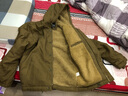 风尚锦绣连帽棉衣男春秋冬季羊羔绒宽松大码棉服男士加绒加厚棉袄纯棉外套 驼色 L 建议120-140 实拍图