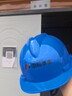 牛保安安全帽工地男施工建筑工程领导电工劳保透气高强度abs加厚安全头盔 国标经济透气款蓝色 实拍图
