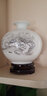 泥之恋 景德镇陶瓷器花瓶现代时尚简约客厅家居装饰工艺品摆设摆件小花插 雪景梅瓶 带实木底座 实拍图