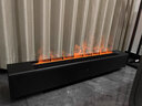 【9成新】小米米家石墨烯踢脚线电暖器仿真火焰版 电暖气客厅轻音移动地暖加湿功能壁炉取暖器 实拍图