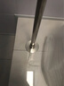圣莎兰恩 浴室浴帘杆转角浴帘弧形浴杆套装弧型L型浴室浴帘布套装免打孔 打孔伸缩A款不加浴帘 实拍图