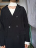 翊尚美休闲小西装外套女春季新款设计感小西服职场通勤穿搭小个子女装 黑色 【高品质免烫抗皱面料】 S 【推荐80-90斤】 实拍图