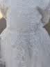 彬单女童礼服公主裙蓬蓬纱裙钢琴演奏服儿童走秀主持人CYL74 白色 140 实拍图
