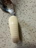 Beeshum儿童勺子宝宝训练勺学吃饭餐具不锈钢叉勺短柄婴儿硅胶辅食勺 米黄色-勺子 带收纳盒 实拍图