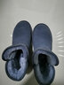 ZHR雪地靴女中筒加绒加厚时尚防滑女靴反绒牛皮平底棉鞋女学生保暖长毛绒短靴女 P29 浅灰色（经典款） 37 实拍图