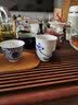 末都景德镇手绘青花瓷功夫茶杯 小茶杯陶瓷品茗杯茶具普洱茶盏主人杯 荷花款【130ML】 实拍图