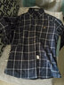 红豆（Hodo）【100%纯棉】长袖衬衫男25秋季格纹长绒棉休闲磨毛衬衣男款 实拍图