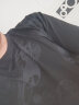 头号青年 短袖t恤男夏季冰丝宽松大码男装加大半袖圆领上衣体恤 黑色 4XL 晒单实拍图