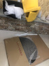 爱杺居 洽谈桌椅组合小圆桌子阳台休闲桌椅办公商务谈判桌接待桌椅简约北欧风小餐桌 黑色圆桌2黄2黑皮椅一桌四椅 实拍图