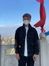 风梵名男士高端牛仔外套男宽松工装夹克春秋季休闲上衣服翻领外衣大码 灰色不加绒 XL （体重150-170斤） 实拍图