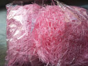 狮洛德 拉菲草生日礼物礼盒包装碎纸丝带 喜糖盒填充物100g 粉色 实拍图