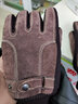 沐驰斯顿真皮手套男冬季保暖骑行防风防寒加绒加厚韩版男士机车加绒手套 井字款触屏棕色 均码 实拍图