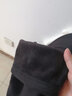 卓贝欣孕妇裤子秋冬季外穿毛呢裤加绒加厚直筒裤托腹长裤哈伦裤秋冬装 黑灰色加绒款 XXL 140-165斤 实拍图