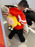 MQD童装男童卫衣中大童针织开衫儿童韩版摇粒绒外套 中国红 160cm 实拍图