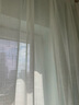 赫伊莎 棉麻风窗帘窗纱成品 加厚保暖纯色亚麻白纱帘 白色 挂钩款-3.0宽x2.5高-1片装 实拍图