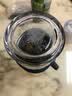 富光茶水分离玻璃杯大容量男士双层泡茶杯耐高温办公便携水杯高硼硅女 蓝色290ml【双层高硼硅】礼盒装 实拍图