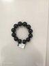 祥祯福珠宝（XIANGZHENFU JEWELRY）玉手链男款A货翡翠墨翠佛珠手串玉石 17-18mm 12颗 实拍图
