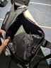 袋鼠（KANGAROO）运动包男士胸包单肩包腰包女小背包尼龙布耐磨防泼水潮牌手机包 黑色【挂件+2枚徽章】 实拍图
