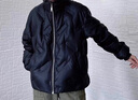 GXG 男装  蛋白pu皮面包服男潮流字母压印立领羽绒服 23冬新款 墨绿色 XL 实拍图