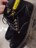 森馬（Senma）时尚潮流英伦加绒保暖马丁靴系带休闲男靴M610313608 夜空黑 39码 实拍图