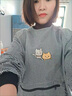 萌蒂家居厨房做饭围裙长袖纯棉罩衣女家用成人围裙女工作洋气防油污工作服 小猫罩衣黑 实拍图