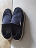 回力男鞋冬季帆布鞋男士透气软底一脚蹬老北京布鞋黑色休闲懒人开车鞋 黑色 41 实拍图
