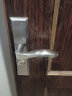 固特（GUTE）换锁请看此款室内卧室房不锈钢厕所门锁可调节家用实木门锁具把手 整套B款（50锁体侧板长125）双舌 适合门厚35-45  通用型 实拍图