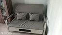单人沙发床折叠两用2025年新款客厅折叠床小户型阳台多功能伸缩床 灰色软包丨[可储物款]免洗猫抓皮 [1.28米]乳胶+海绵款（现货速发 实拍图