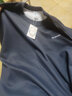 型于格潮牌无帽圆领卫衣男生打底衫秋冬加绒加厚保暖长袖t恤内搭男上衣 深灰色 (常规款) 2XL 建议(145-160斤） 实拍图