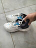 安踏男鞋运动鞋秋冬新款皮面跑步鞋防滑鞋耐磨轻便休闲体测旅游鞋子男 【皮网拼接】白/蓝/雾灰5566-2 42 实拍图
