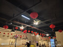 壹圈圈（Yiquanquan）防水小纸灯笼蜂窝串龙年过年新年春节节日结婚装饰开业塑料红灯笼 25#型号直径20厘米（10个） 实拍图