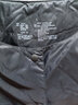无印良品（MUJI）女式 便携式 无领羽绒夹克 保暖贴身 短款 黑色 L  实拍图