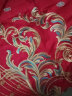 百丽丝水星家纺出品 床上四件套纯棉 婚庆纯棉刺绣婚房结婚套件大红色 实拍图