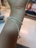 京润珍珠项链长烟925银淡水珍珠项链3-5mm小米珠锁骨链生日礼物 【项链】3-4mm  40cm 实拍图