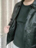 萨拉维夫（Sllavif）品牌男士真皮皮衣夹克男春季款2024新款中青年韩版休闲皮夹克外套 黑色 165/M(100-115斤内 晒单实拍图