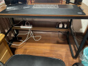 特匠 电脑桌书桌办公桌子学习写字桌子现代简约带书架置物架   MD303 乌色120*60*74C  晒单实拍图