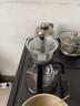 SYANF玻璃自动茶具套装懒人全自动泡茶器简约现代创意日式功夫茶具家用 玻璃邀月全自动茶具 实拍图