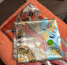 达芬奇密码丝巾夏季高级感冰丝围巾薄款凉感大方巾披肩送女朋友实用礼物 饰带 西瓜红 实拍图