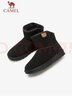 骆驼（CAMEL）男士高帮雪地靴加绒加厚秋冬保暖棉鞋 G13W223110 黑色 39  实拍图