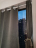 水星家纺窗帘免打孔安装卧室遮光隔音窗帘杆整套遮阳帘240宽×150高cm灰色 实拍图