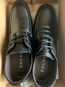宜驰（EGCHI）商务休闲皮鞋子男士隐形内增高正装鞋 37929-G 黑色 41 实拍图