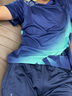 锐特斯丁羽毛球服套装男女款短袖夏季运动训练衣服排球乒乓球衣比赛服定制 A182上青+AK109上青-男两件套 XL 实拍图